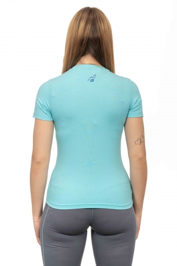 T-Shirt Donna Stretch Coton - Trekking e Outdoor [949a0b85]