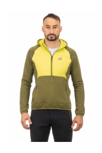 Giacca pile uomo ibrida [e0f4b4fb]