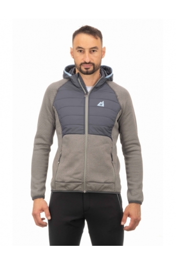 Giacca pile uomo ibrida [dfab56c9]