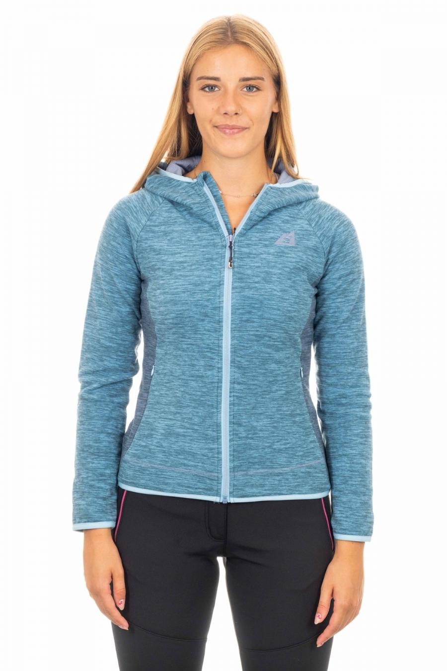 Pile donna con cappuccio_trekking e outdoor [b54cc7dd]