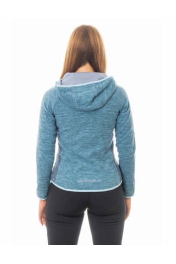 Pile donna con cappuccio_trekking e outdoor [de2702ca]