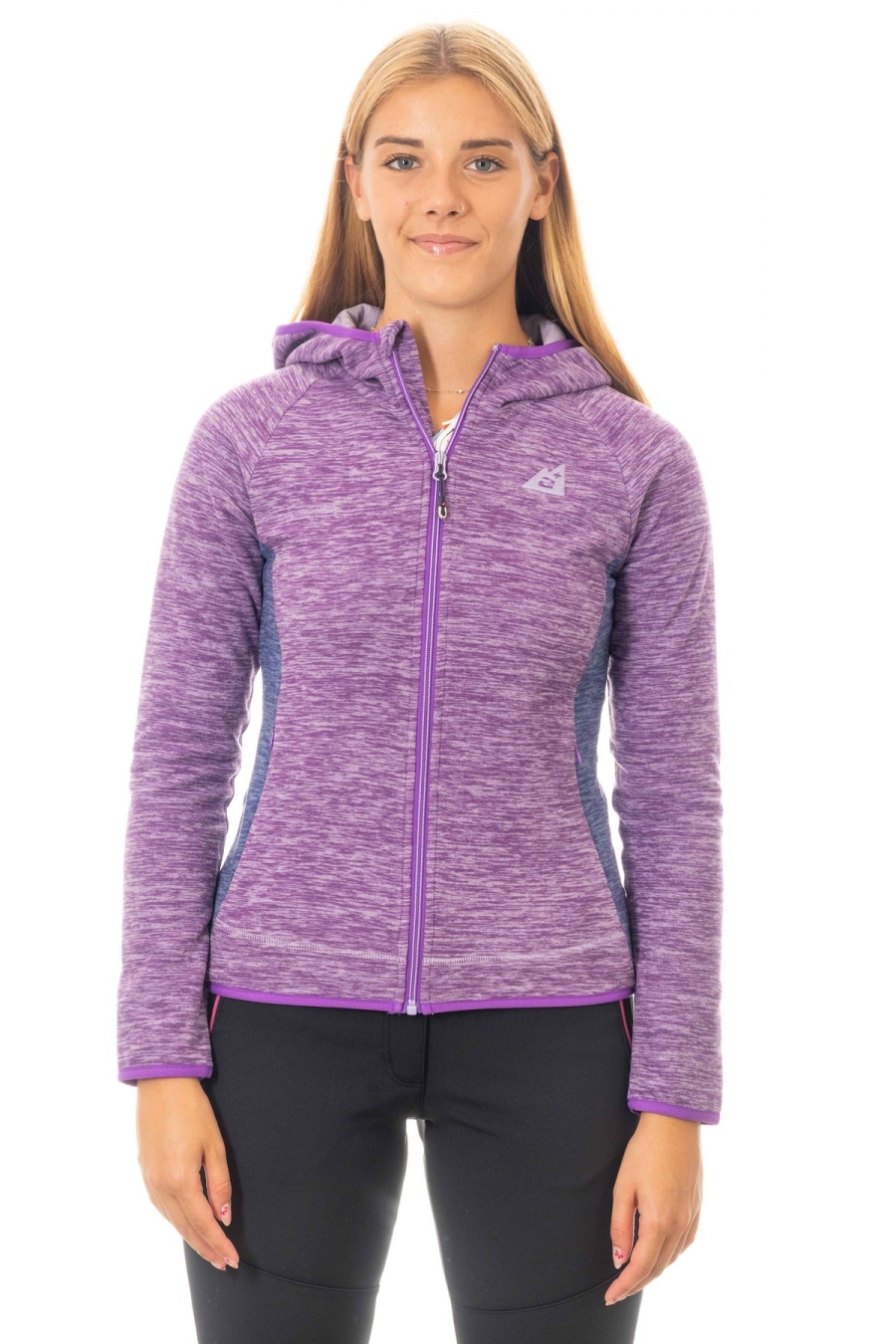 Pile donna con cappuccio_trekking e outdoor [5b3658a0]