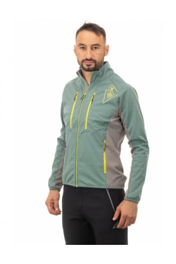 Giacca softshell uomo antivento, stretch e idrorepellente [f7e98b8c]