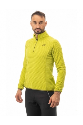Pile midlayer uomo termica traspirante e stretch- trekking running outdoor [f857155c]
