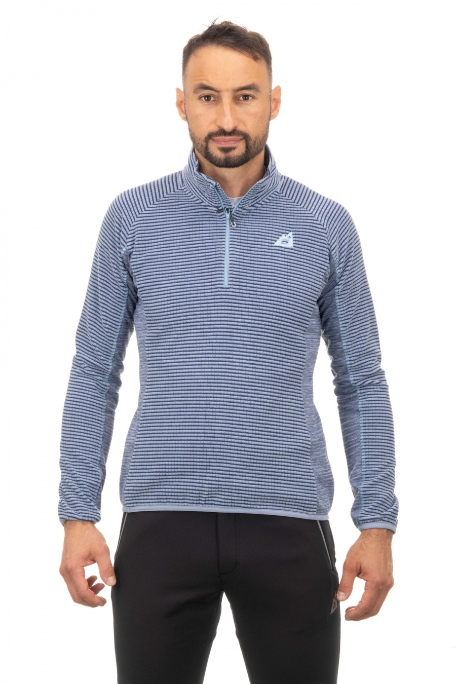 Pile midlayer uomo termica traspirante e stretch- trekking running outdoor [c2cdf77b]