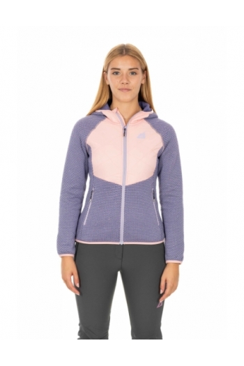 Giacca pile donna ibrida- trekking outdoor [3d727408]