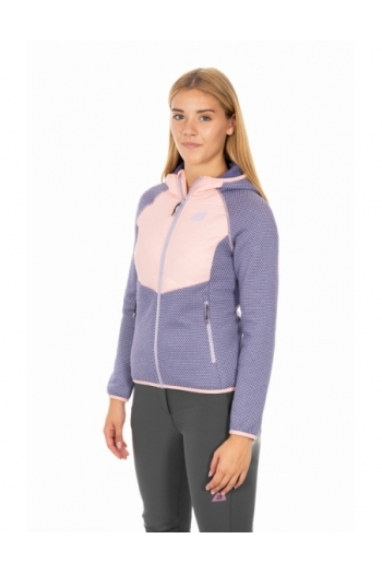Giacca pile donna ibrida- trekking outdoor [5349f601]