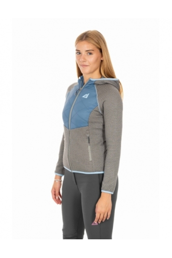 Giacca pile donna ibrida- trekking outdoor [427ddf37]