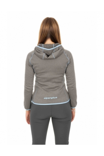 Giacca pile donna ibrida- trekking outdoor [472d9829]