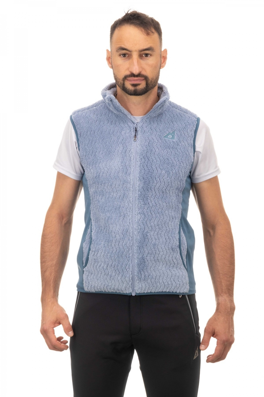 Gilet uomo pile termico stretch- trekking outdoor [04aad91e]