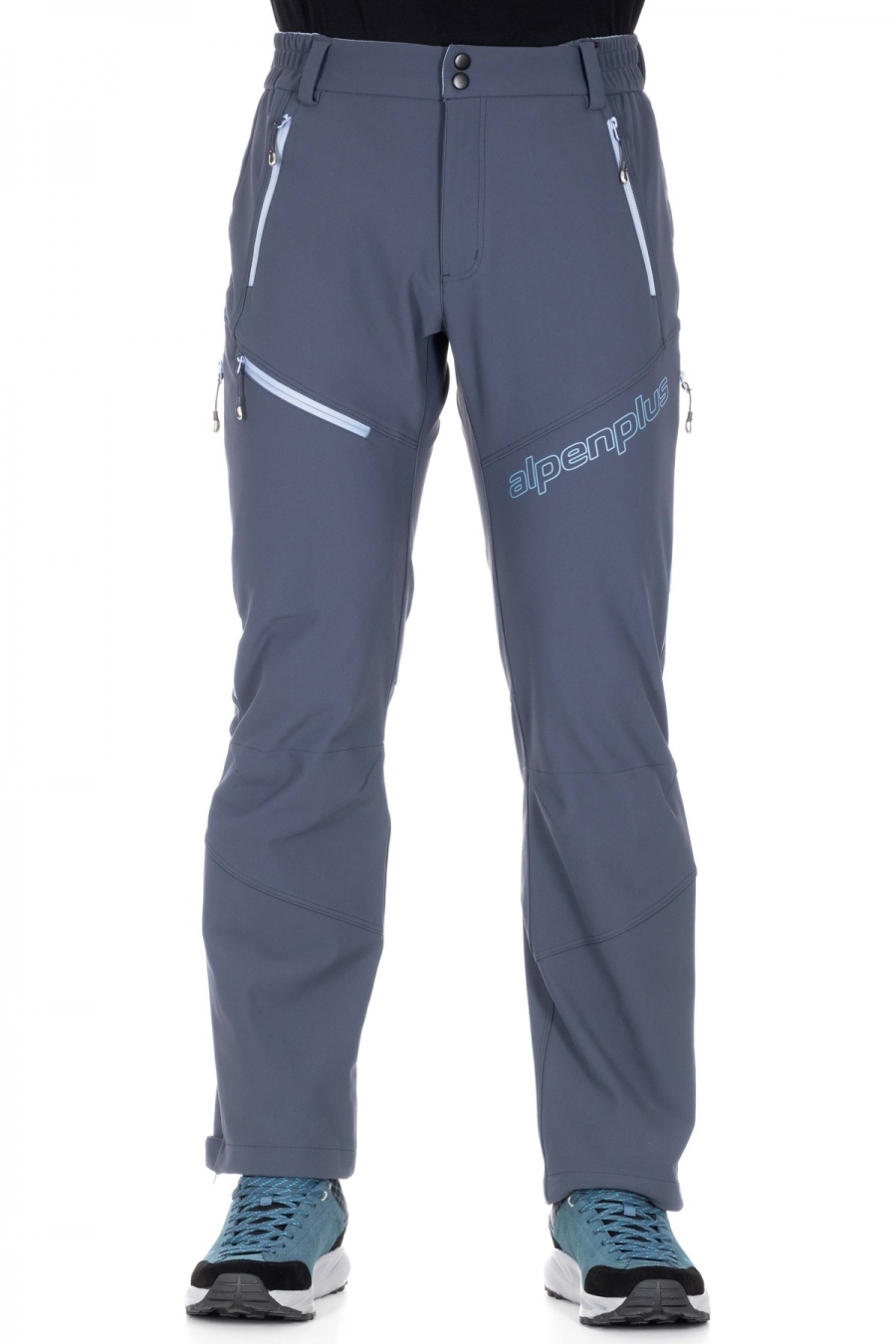 Pantalone uomo softshell,antivento e idrorepellente trekking e outdoor [58433969]