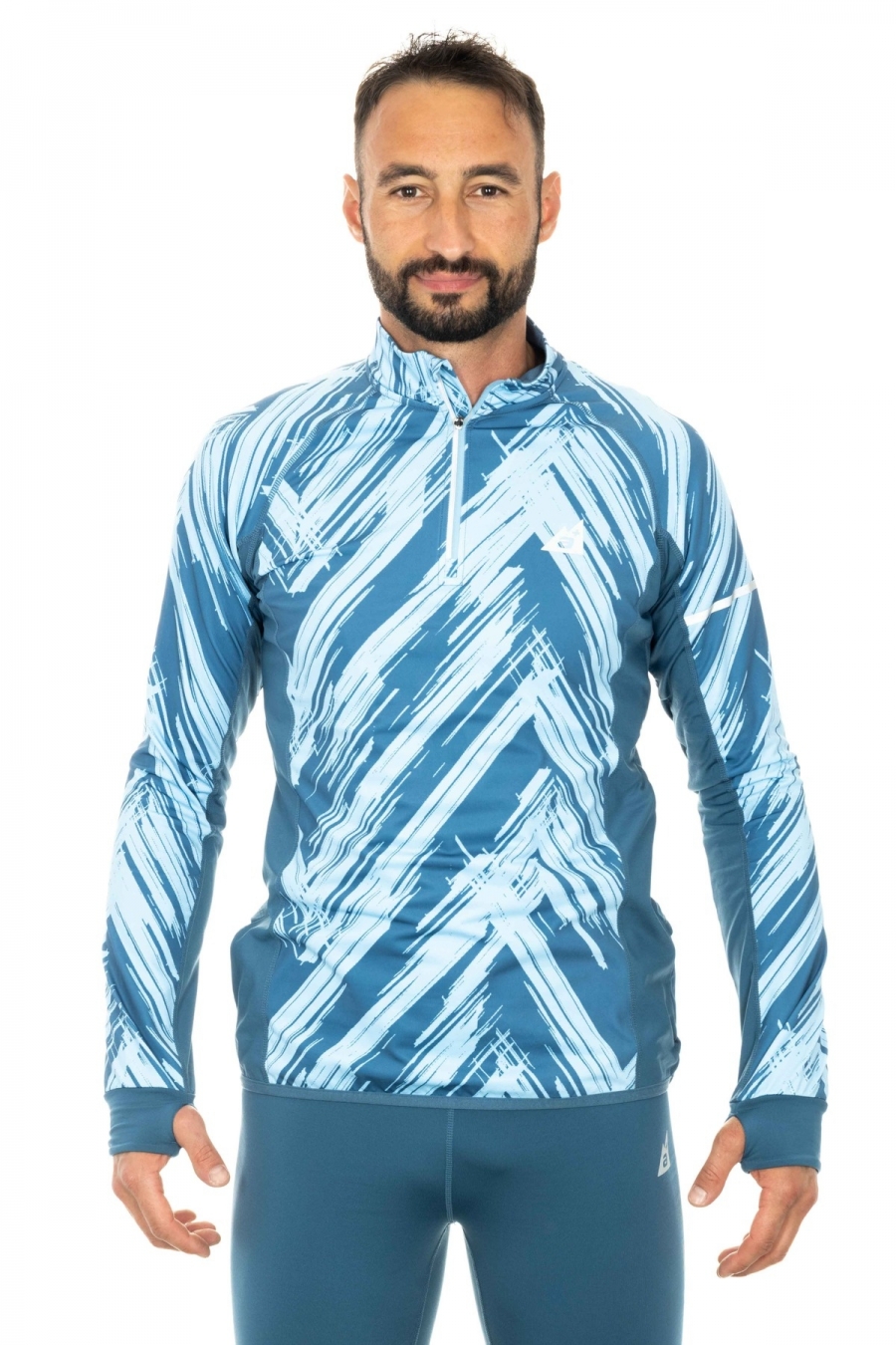 Maglia uomo termica stretch e traspirante- Running [d2f3d29b]