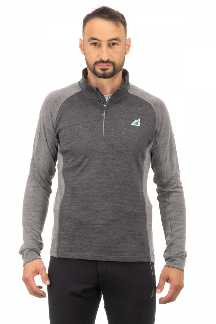 Mid layer Uomo termico in lana merinos [7793b06d]