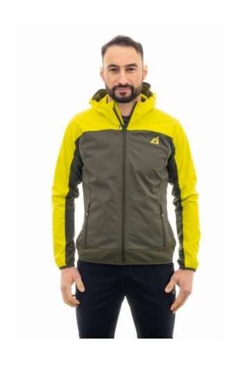 Giacca Uomo Softshell Traspirante e Antivento - Trekking, Outdoor e Nordic Walking [ea148dbb]