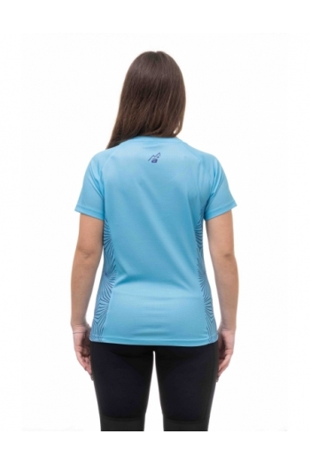 T-Shirt Donna Stampa Fiore Traspirante - Trekking, Outdoor e Running [c931f803]