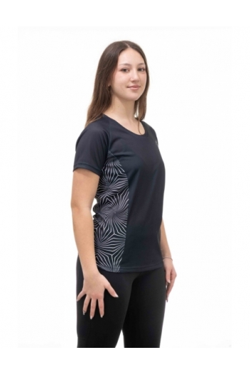 T-Shirt Donna Stampa Fiore Traspirante - Trekking, Outdoor e Running [b917a790]
