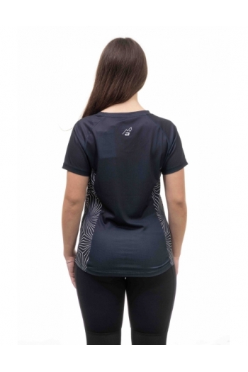 T-Shirt Donna Stampa Fiore Traspirante - Trekking, Outdoor e Running [bc47e08e]