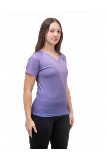 T-Shirt Donna Bicolor Traspirante Trekking, Outdoor e Running [519d05ac]