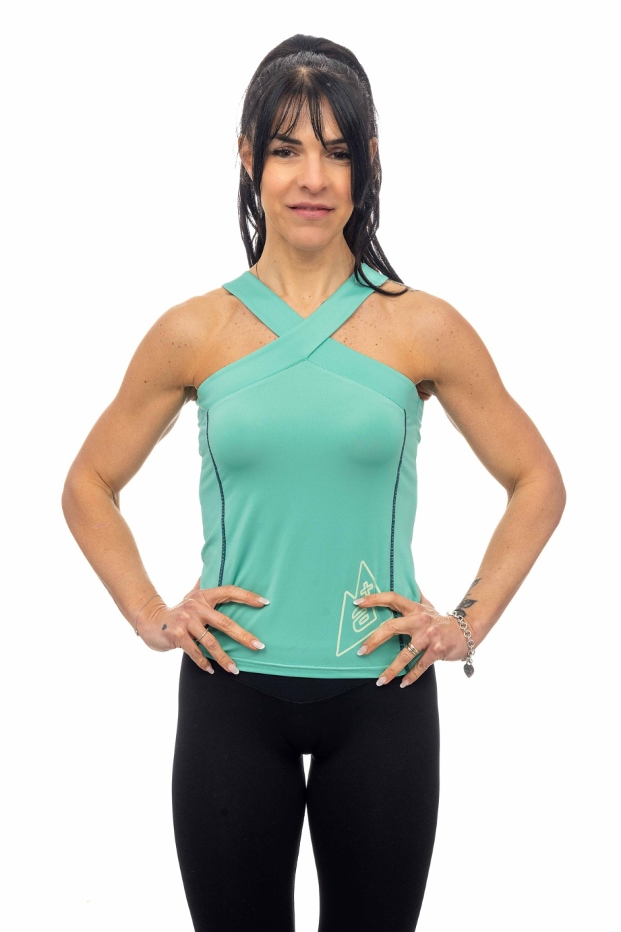 Canotta Donna Running Stretch, Traspirante e anti odore [4025ce48]