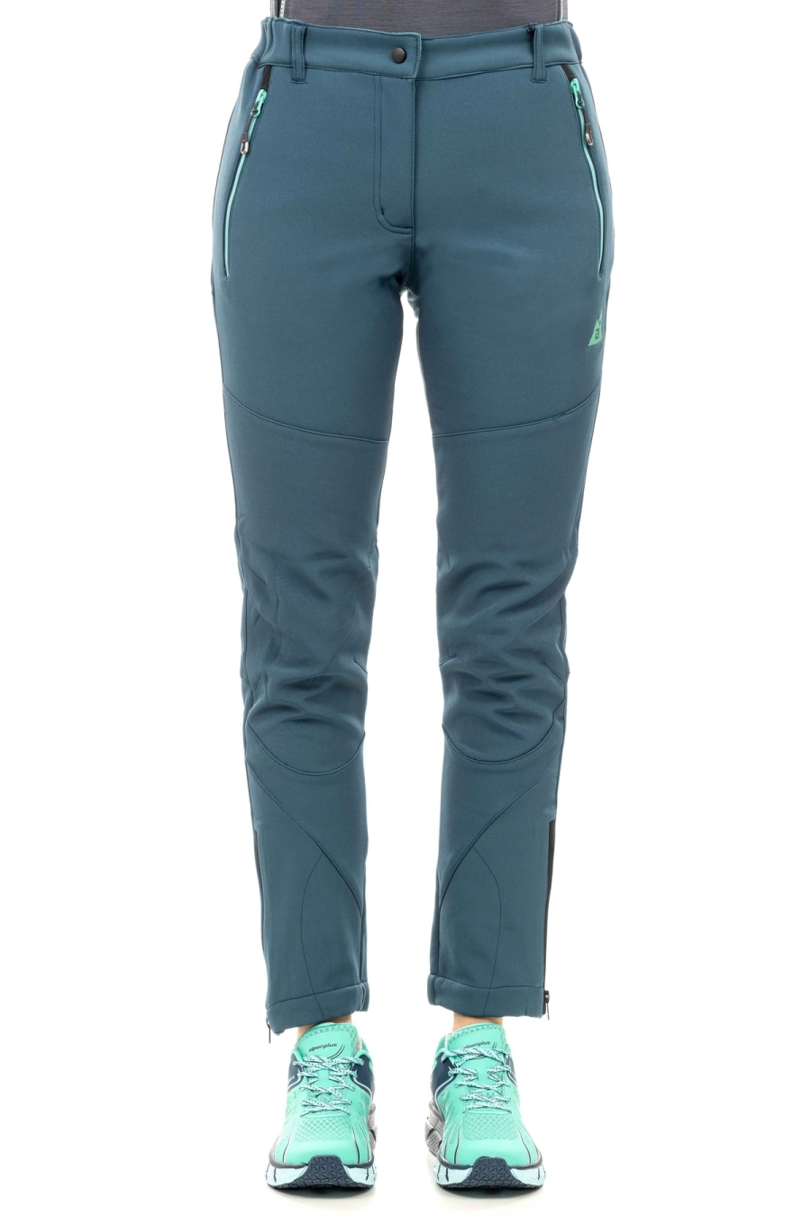 Pantalone Donna invernale Softshell, termico, traspirante e antivento - Trekking e Outdoor [3a229ce3]