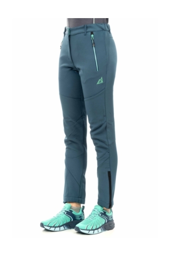 Pantalone Donna invernale Softshell, termico, traspirante e antivento - Trekking e Outdoor [54191eea]