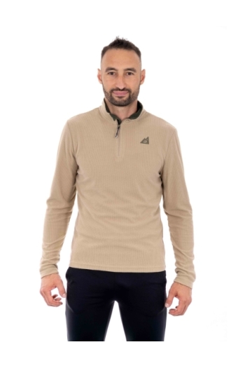Pile ristop uomo stretch con cerniera [9e97dd18]