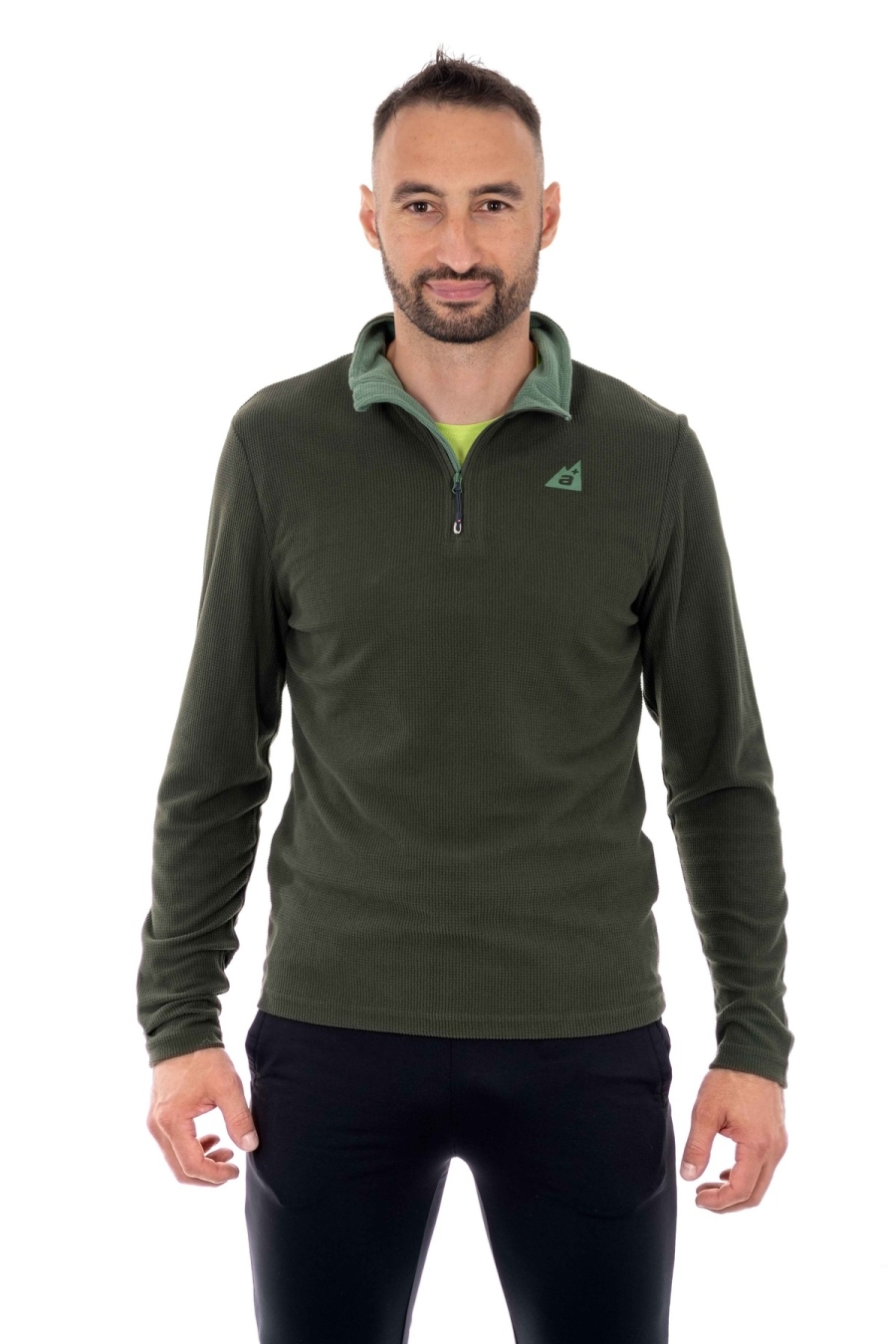 Pile ristop uomo stretch con cerniera [35bfd2c3]