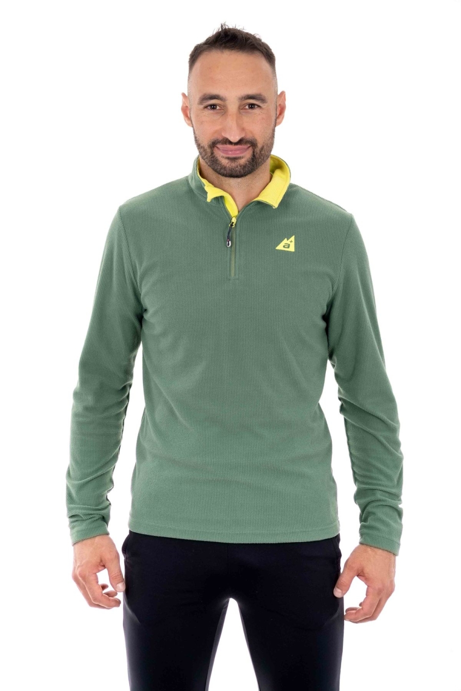 Pile ristop uomo stretch con cerniera [8e9312c2]