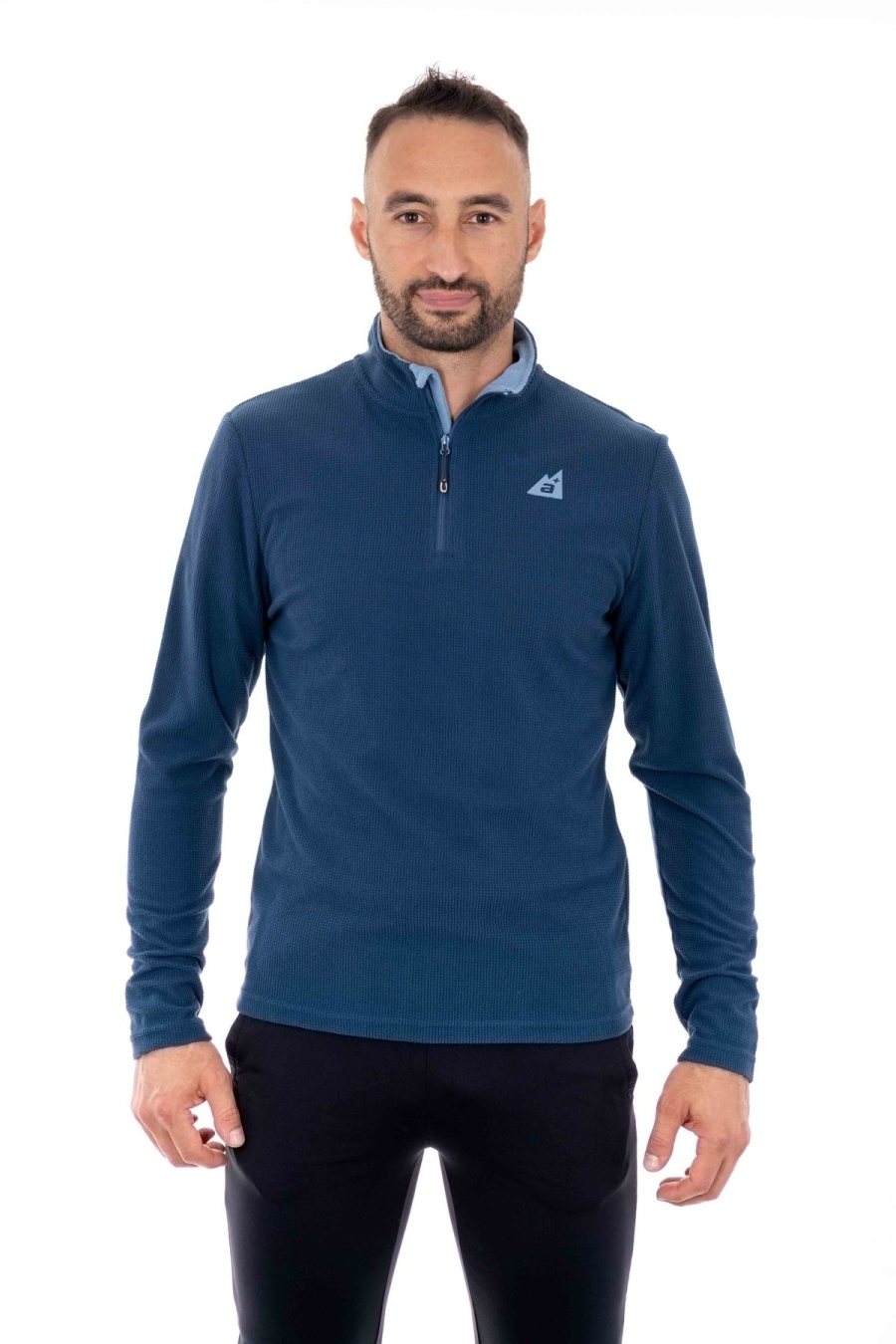 Pile ristop uomo stretch con cerniera [55e95cca]